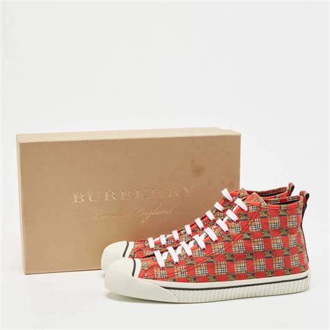 burberry kingly printed high top sneakers|Burberry Kingly Marker.